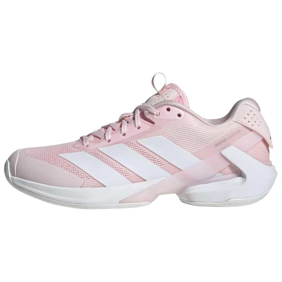 Adidas Adidas Adizero Ubersonic 5 Tennis Shoes Women's Low Top Distilled Powder/Cloud White