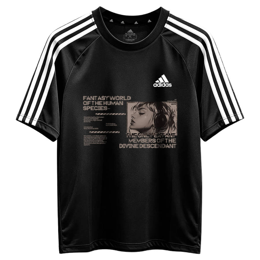 Adidas Adidas Football T Shirts Unisex Black Crew Neck Moderate Other