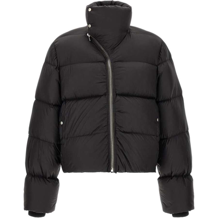 RICK OWENS RICK OWENS Down Jackets Men's Black Turtleneck Moderate