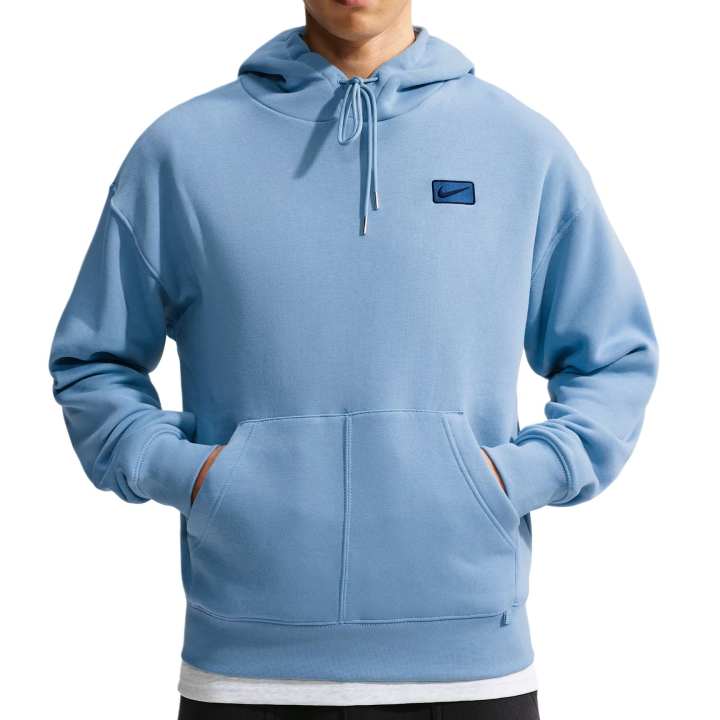 Nike Nike Sweatshirts Men's Work Blue Hooded Non Detachable Moderate