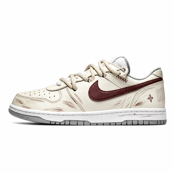 Nike Nike Big Skateboard Shoes Men's Low Top White, Gray
