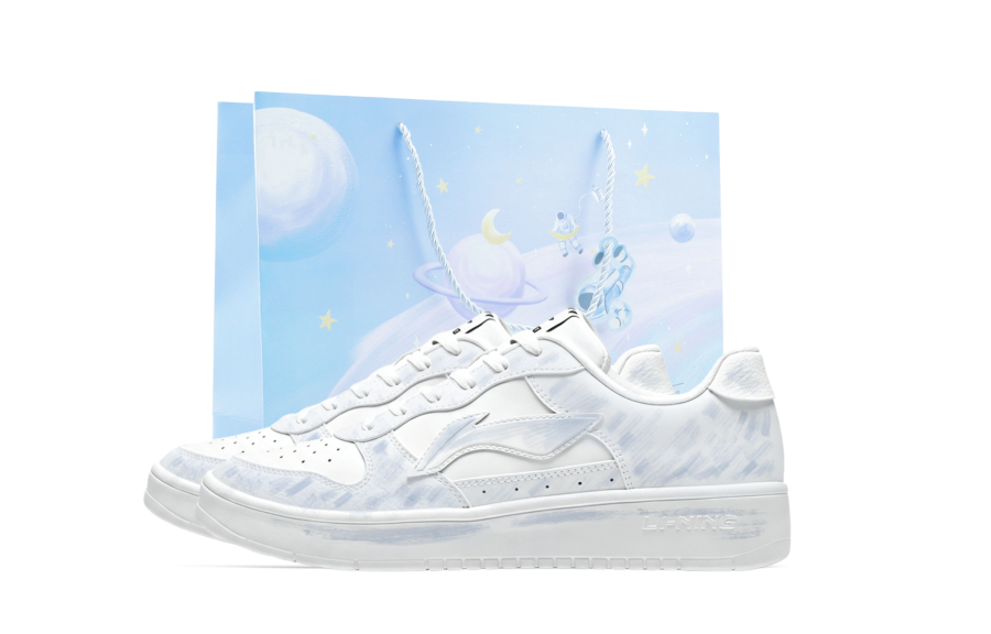 Li-Ning Li Ning Floating Boat Skateboard Shoes Unisex Low Top White/Black
