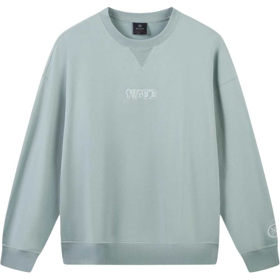 Li-Ning Li Ning Sweatshirts Men's Floating Stone Gray Crew Neck Moderate Straight Fit