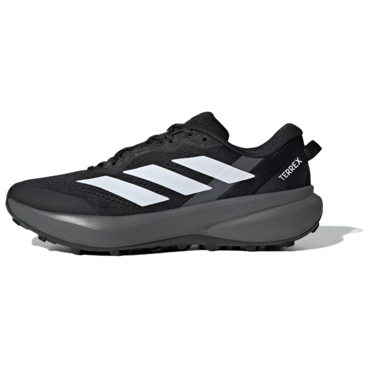 Adidas Adidas TERREX TRACEFINDER Trail Running Shoes Men's Low Top Core Black/Cloud White/Gray