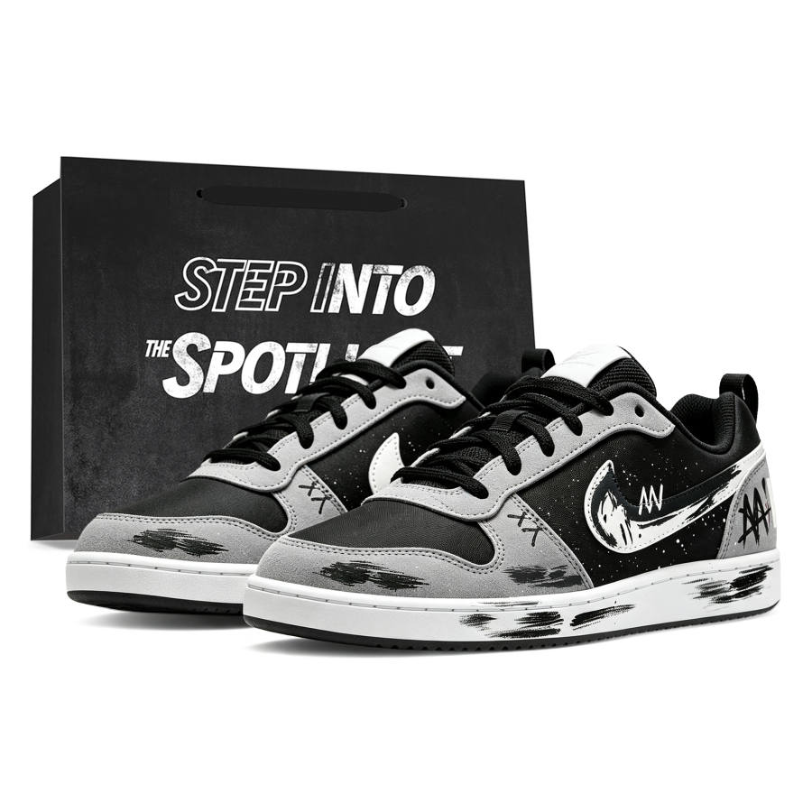 Nike Nike Court Borough Skateboard Shoes Men's Low Top Gray