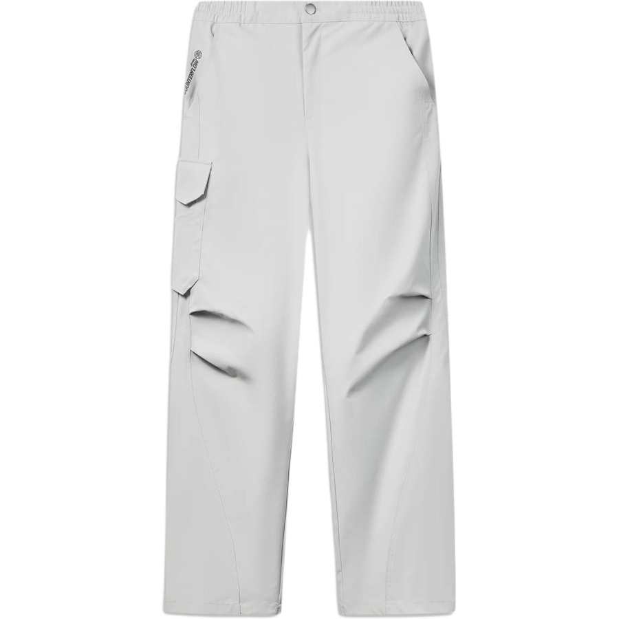 Li-Ning Li Ning Sports Pants Women's Calm Gray Moderate Straight Fit Pants