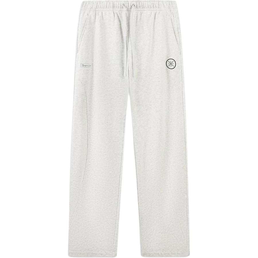Li-Ning Li Ning Casual Pants Men's Heather Gray Deep Antarctic Gray Moderate Straight Fit Pants