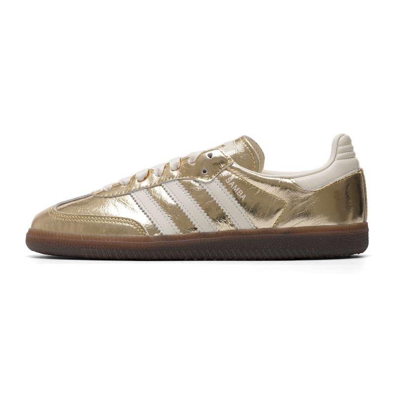 Adidas Originals SAMBA OG German Army Trainers Women's Low Top Gold