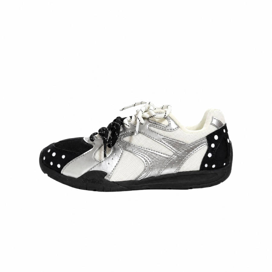 Li-Ning Li Ning Film Retro Casual Shoes Women's Low Top Silver