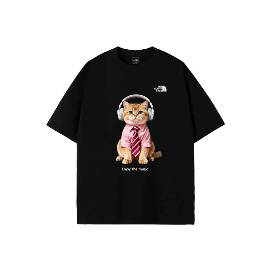 THE NORTH FACE T Shirts Unisex Black Crew Neck Moderate