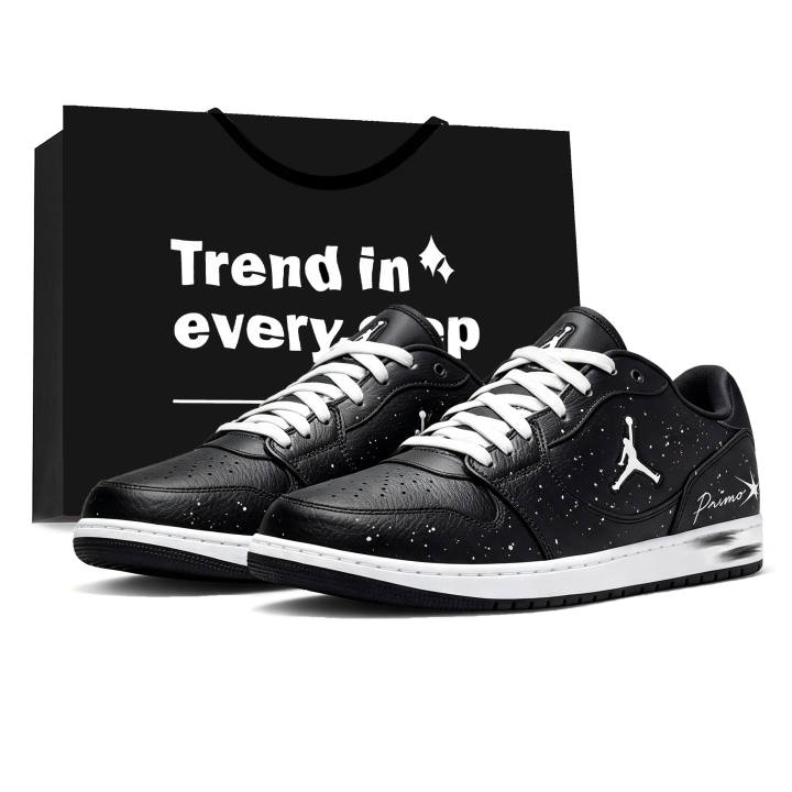 Jordan Jordan COURT CONNECT Skateboard Shoes Men's Low Top Black\White