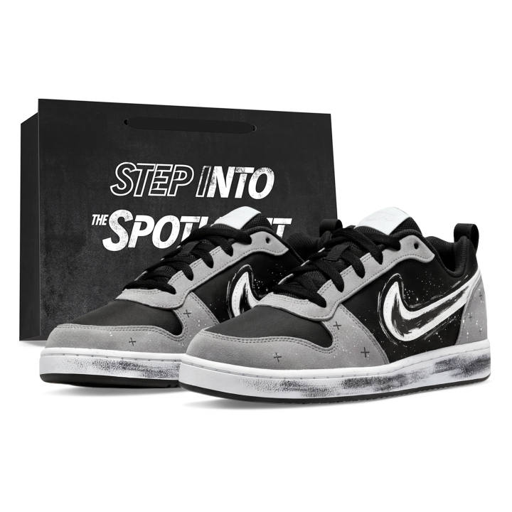 Nike Nike Court Borough Skateboard Shoes Men's Low Top Gray