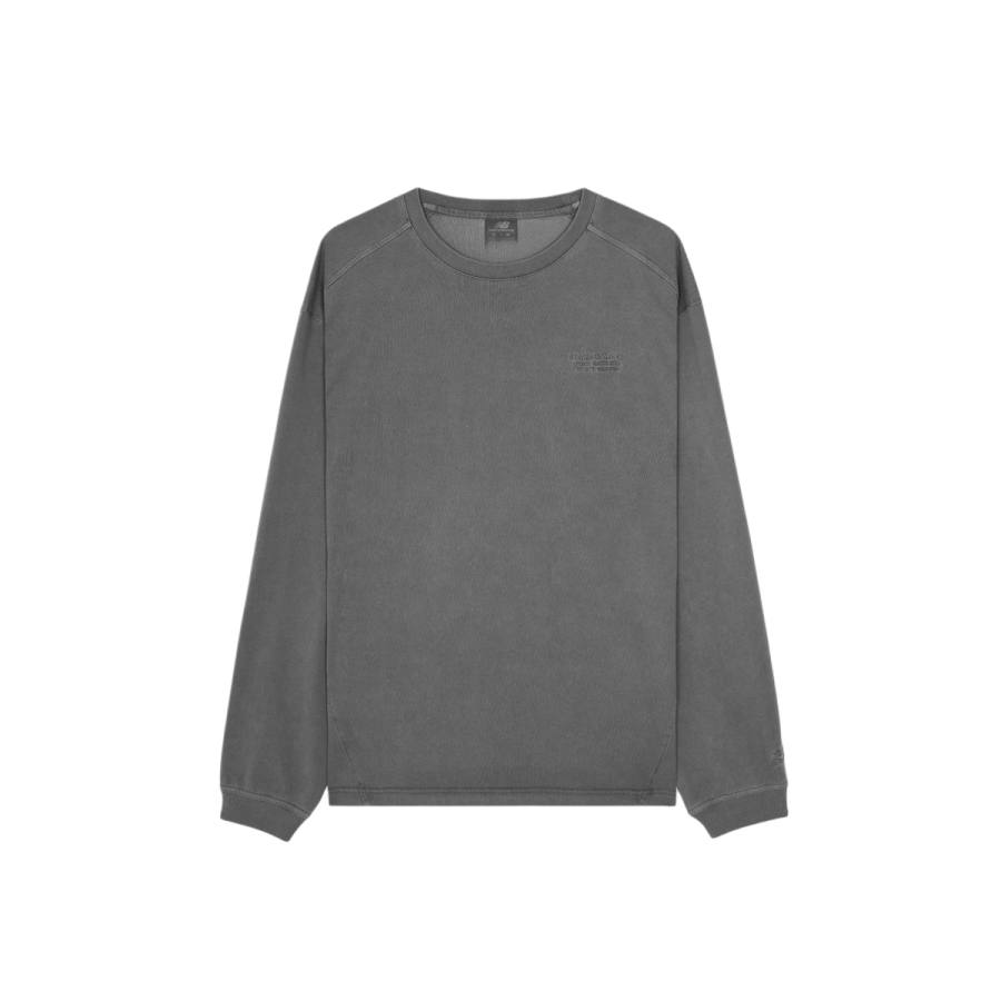 New Balance New Balance T Shirts Unisex Charcoal Gray Crew Neck Moderate