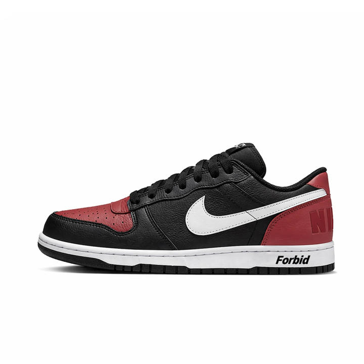 Nike Nike Dunk Skateboard Shoes Men's Low Top Black/Red/White