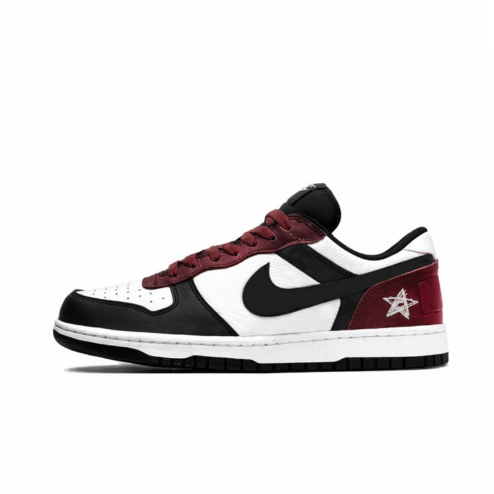 Nike Nike Dunk Skateboard Shoes Men's Low Top Black/Red/White