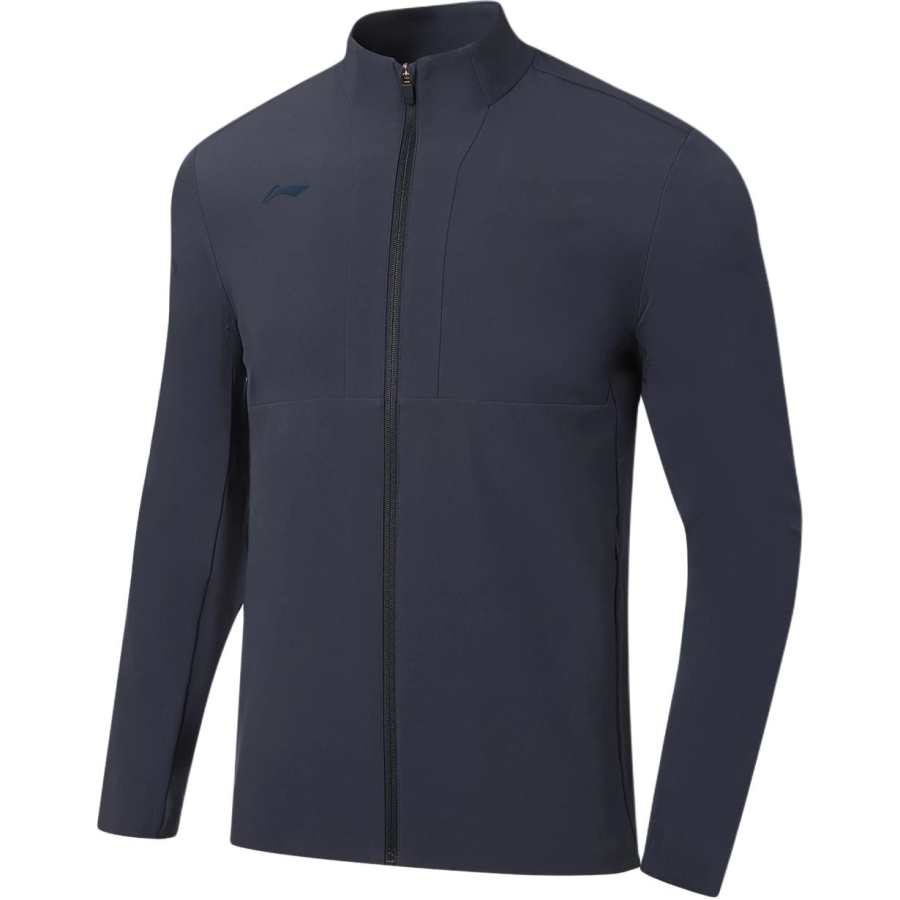 Li-Ning Li Ning Qingmu Jackets Men's Deep Blue Stand Collar Moderate Straight Fit