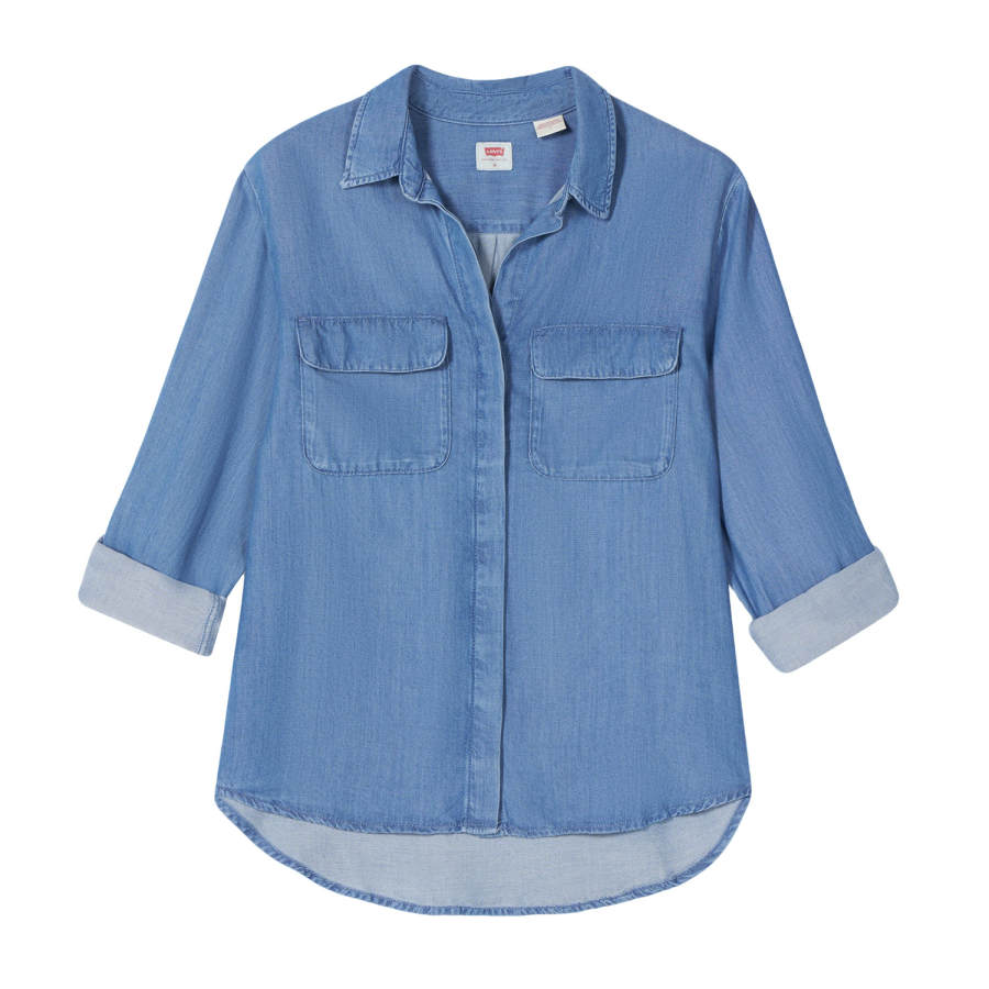 Levis Levis Shirt Women's Medium Blue