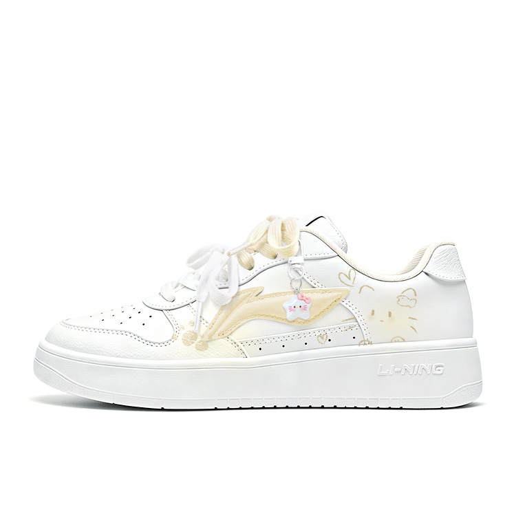 Li-Ning Li Ning Floating Boat Skateboard Shoes Women's Low Top Yellow