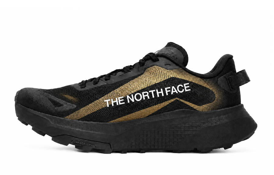 THE NORTH FACE Trail Running Shoes Men's Low Top Black/Gold