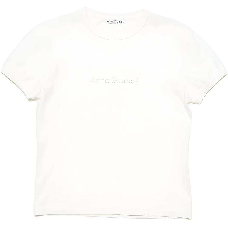 Acne Studios Acne Studios Logo Debossed Crewneck T Shirt