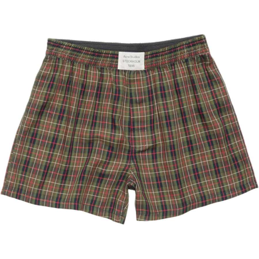Acne Studios Acne Studios Casual Shorts Men's Green Multicolor