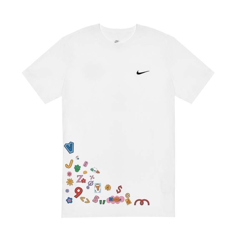 Nike Nike Sportswear T Shirts Unisex White Crew Neck Moderate