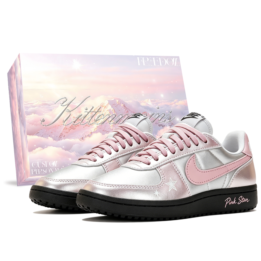 Nike Nike Field General Casual Shoes Women's Low Top Silver/Pink