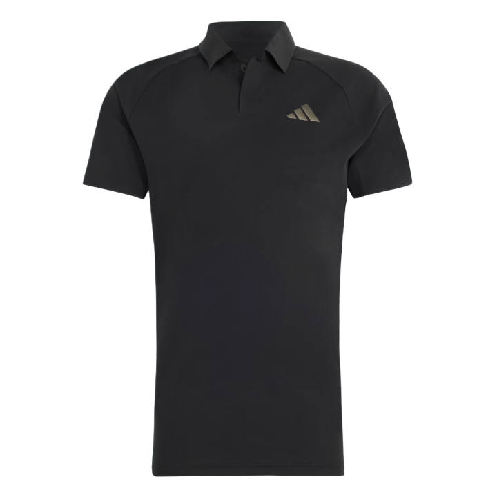 Adidas Adidas Tennis Tops Men's Black Polo Collar Moderate
