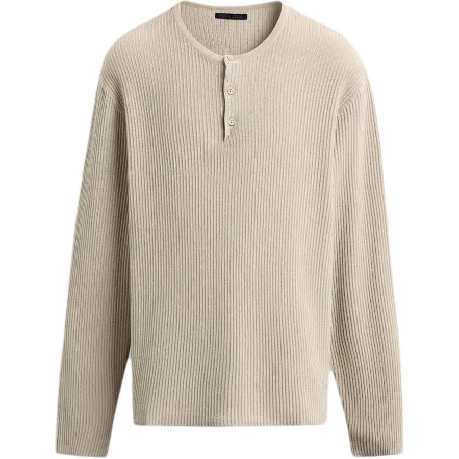 ZARA Knitwear Men's White Crew Neck Moderate