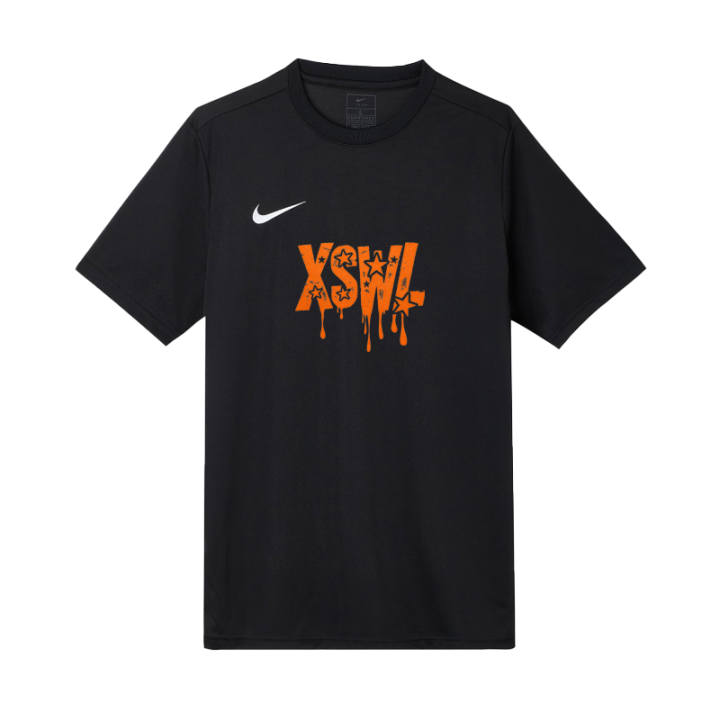 Nike Nike T Shirts Unisex Black Crew Neck Moderate Straight Fit