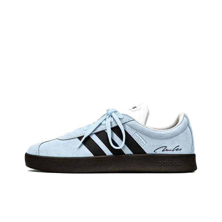 Adidas Adidas Vl Court Classic German Army Trainers Unisex Low Top Mist Blue