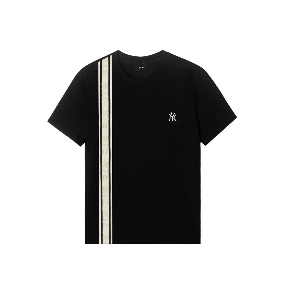 MLB T Shirts Unisex New York Yankees/Black Crew Neck Moderate Straight Fit