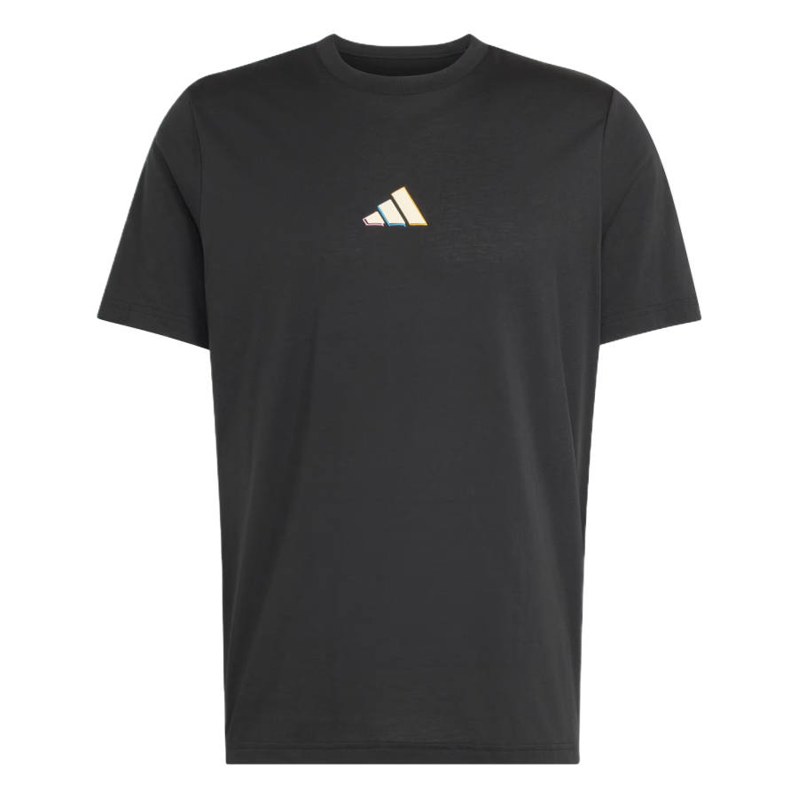 Adidas Adidas Tennis Tops Men's Black Crew Neck Moderate