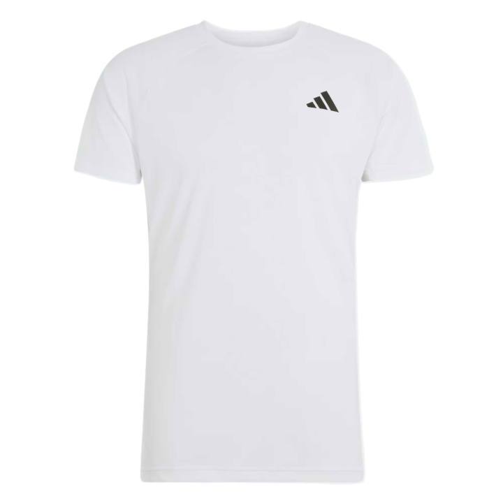 Adidas Adidas Tennis Tops Men's White Crew Neck Moderate