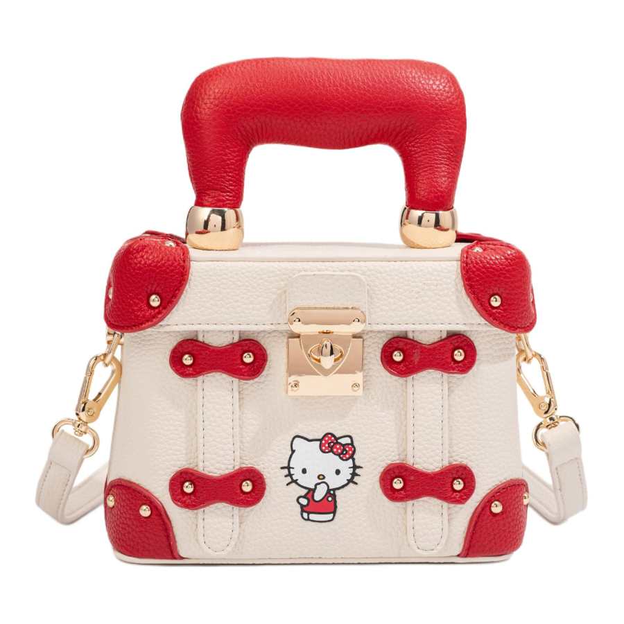Sanrio Hello Kitty Pu Handbag Regular Women's Red