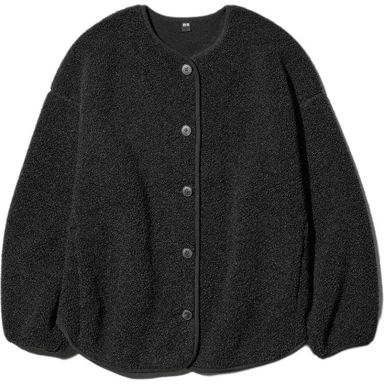 UNIQLO FW26 Velvet Jackets Women's Black Moderate