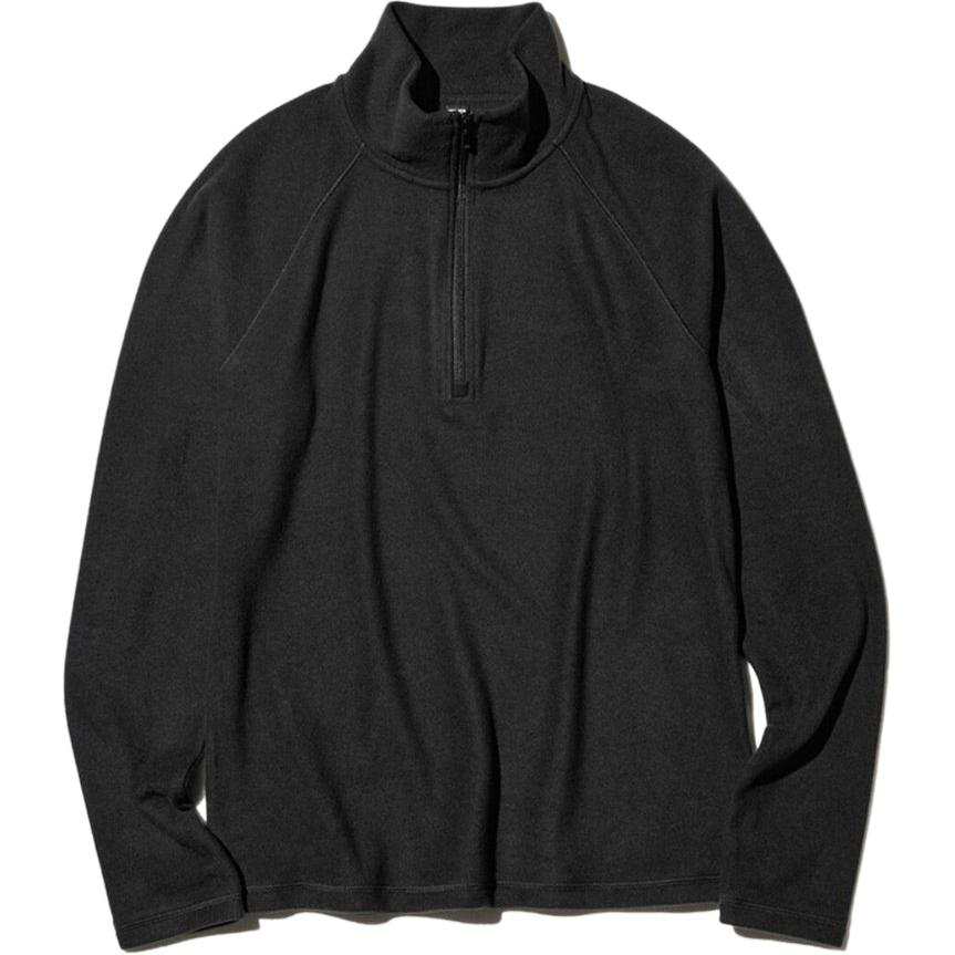 UNIQLO FW26 Sweatshirts Women's Black Stand Collar Moderate