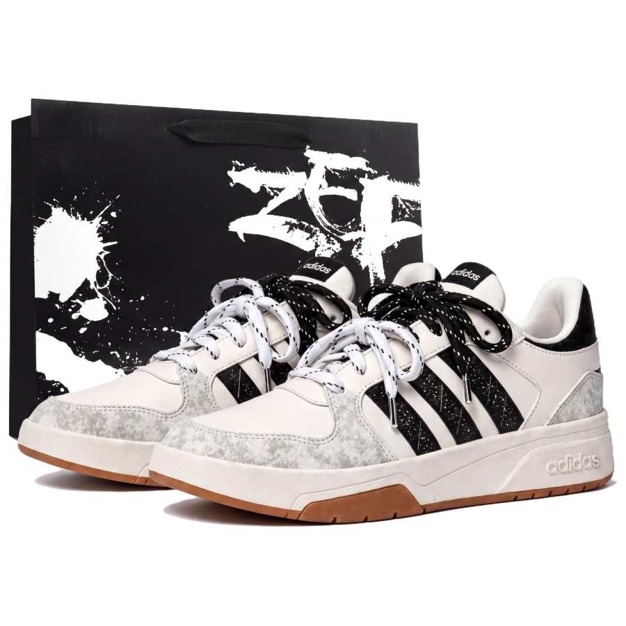 Adidas Adidas COURTBEAT Skateboard Shoes Men's Low Top Gray Black