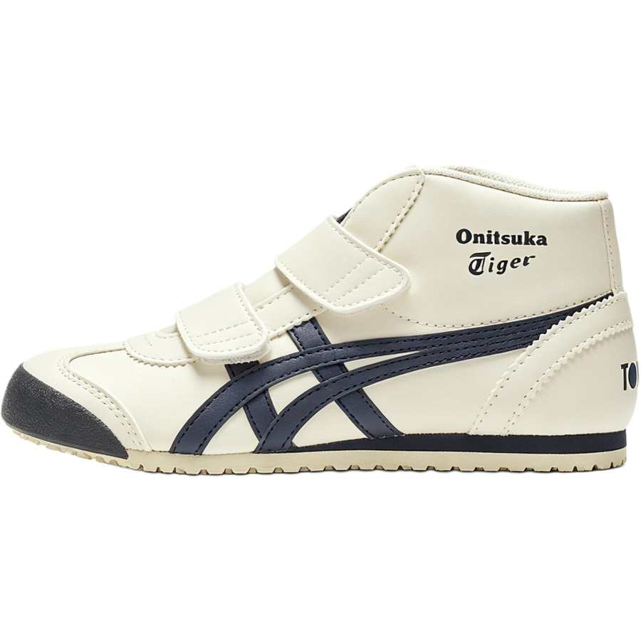 Onitsuka Tiger Abrasion Resistant High top Kids Lifestyle Shoes Ecru Children Aged 3 7 Years Old