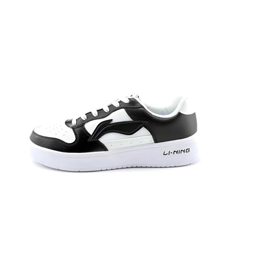 Li-Ning Li Ning Floating Boat Skateboard Shoes Unisex Low Top Black & White