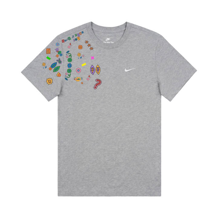 Nike Nike T Shirts Unisex Gray Crew Neck Moderate