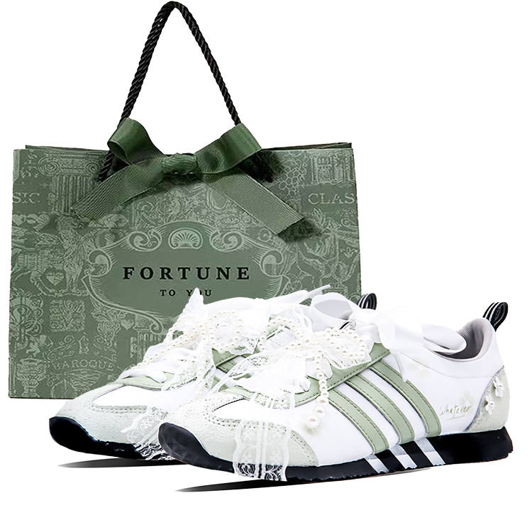 Adidas Adidas VS JOG 2.0 German Army Trainers Unisex Low Top Matcha
