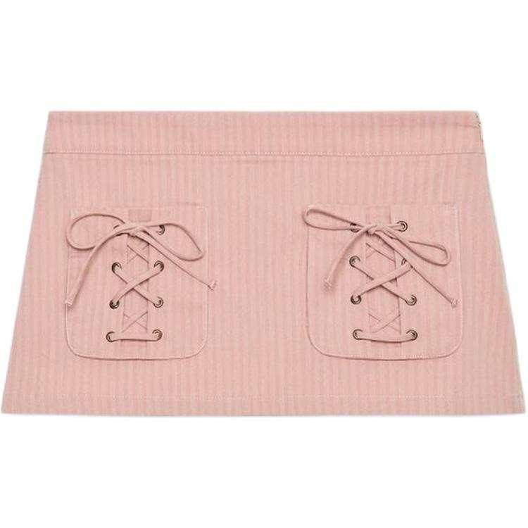 ZARA Casual Short Skirts Women's Light Pink Red Moderate
