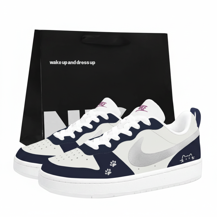 Nike Nike Court Borough Skateboard Shoes Women's Low Top Blue