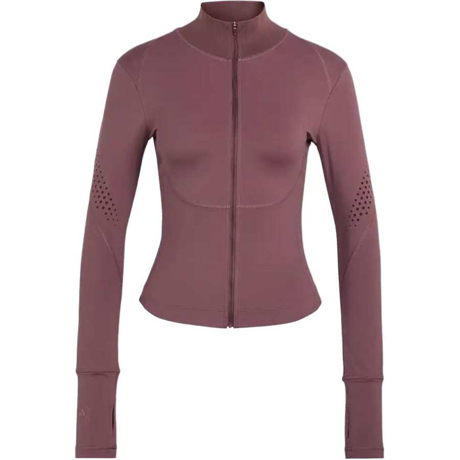 Adidas Adidas Jackets Women's Burgundy Stand Collar Moderate