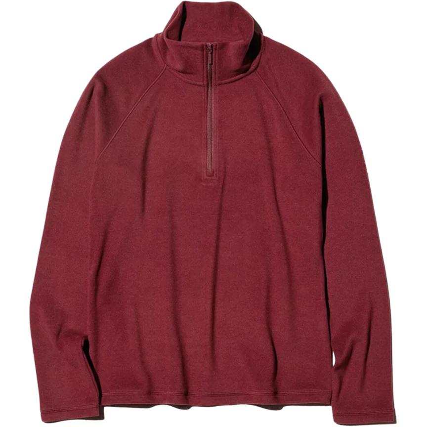 UNIQLO FW26 Sweatshirts Women's Maroon Stand Collar Moderate