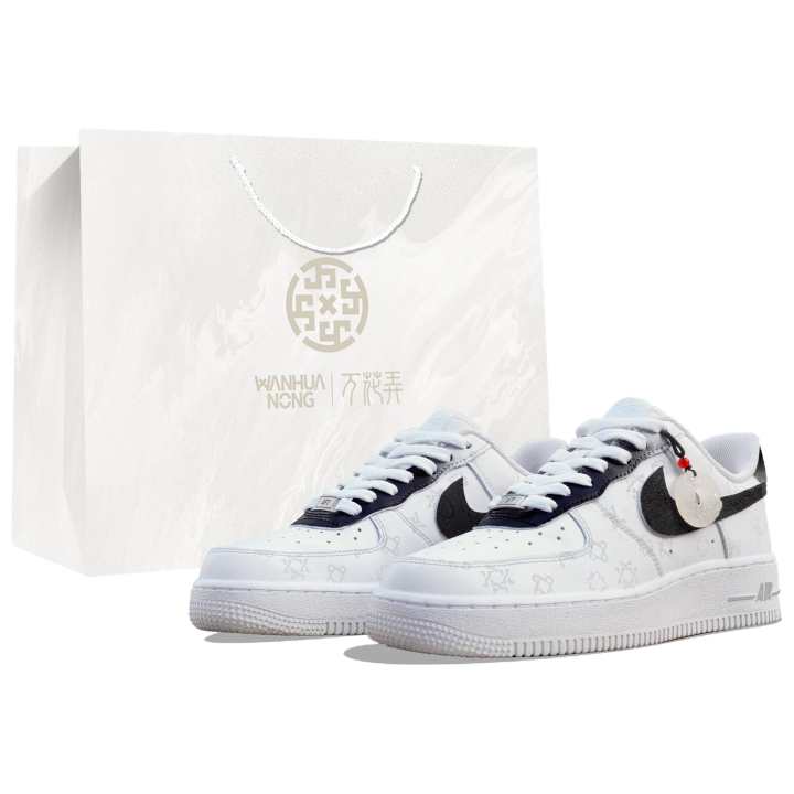 Nike Nike Air Force 1 Abrasion Resistant Low top Skateboard Shoes Unisex White
