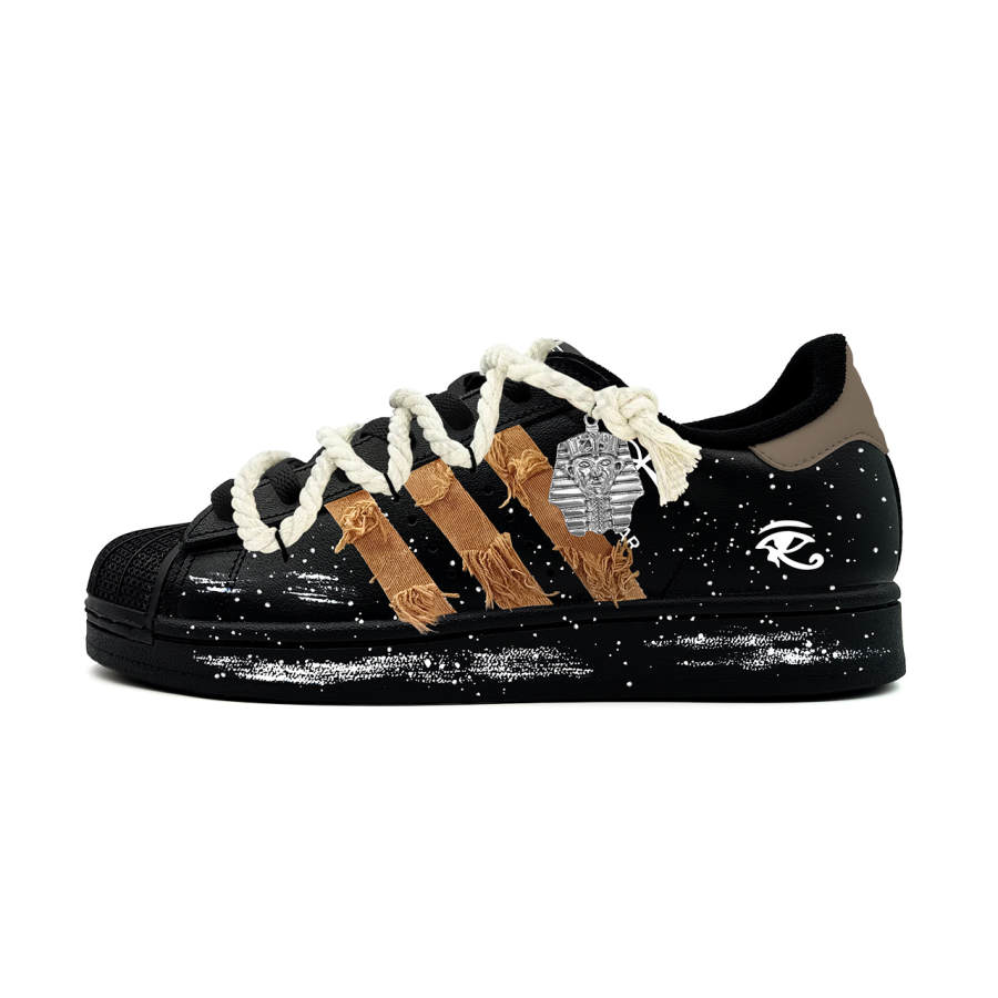 Adidas Originals Superstar 2 Skateboard Shoes Men's Low Top White Brown