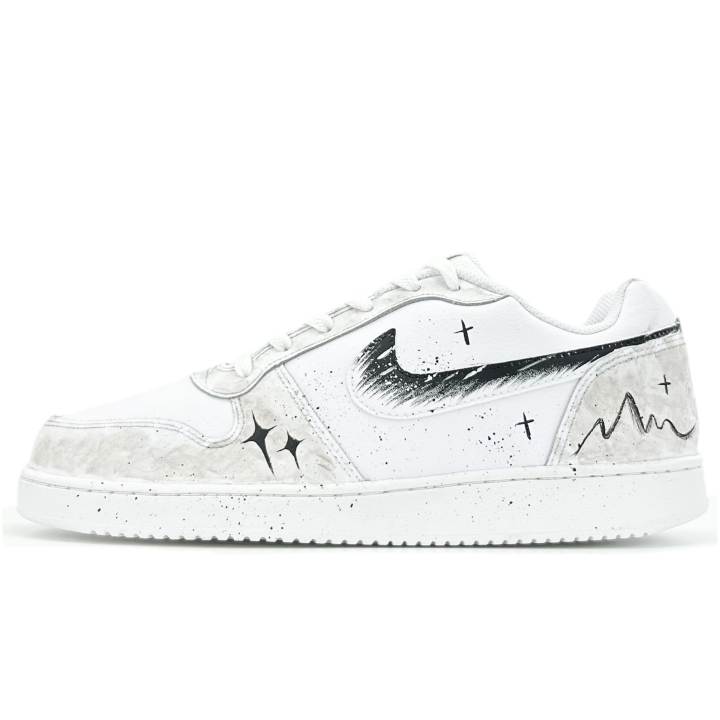 Nike Nike Air Force 1 Skateboard Shoes Unisex Low Top Black/White/Gray