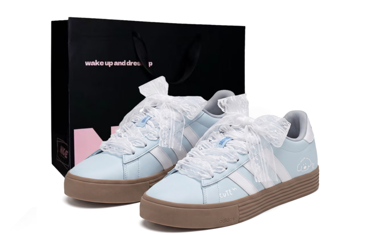 Adidas Adidas Daily 4.0 Skateboard Shoes Unisex Low Top Blue White